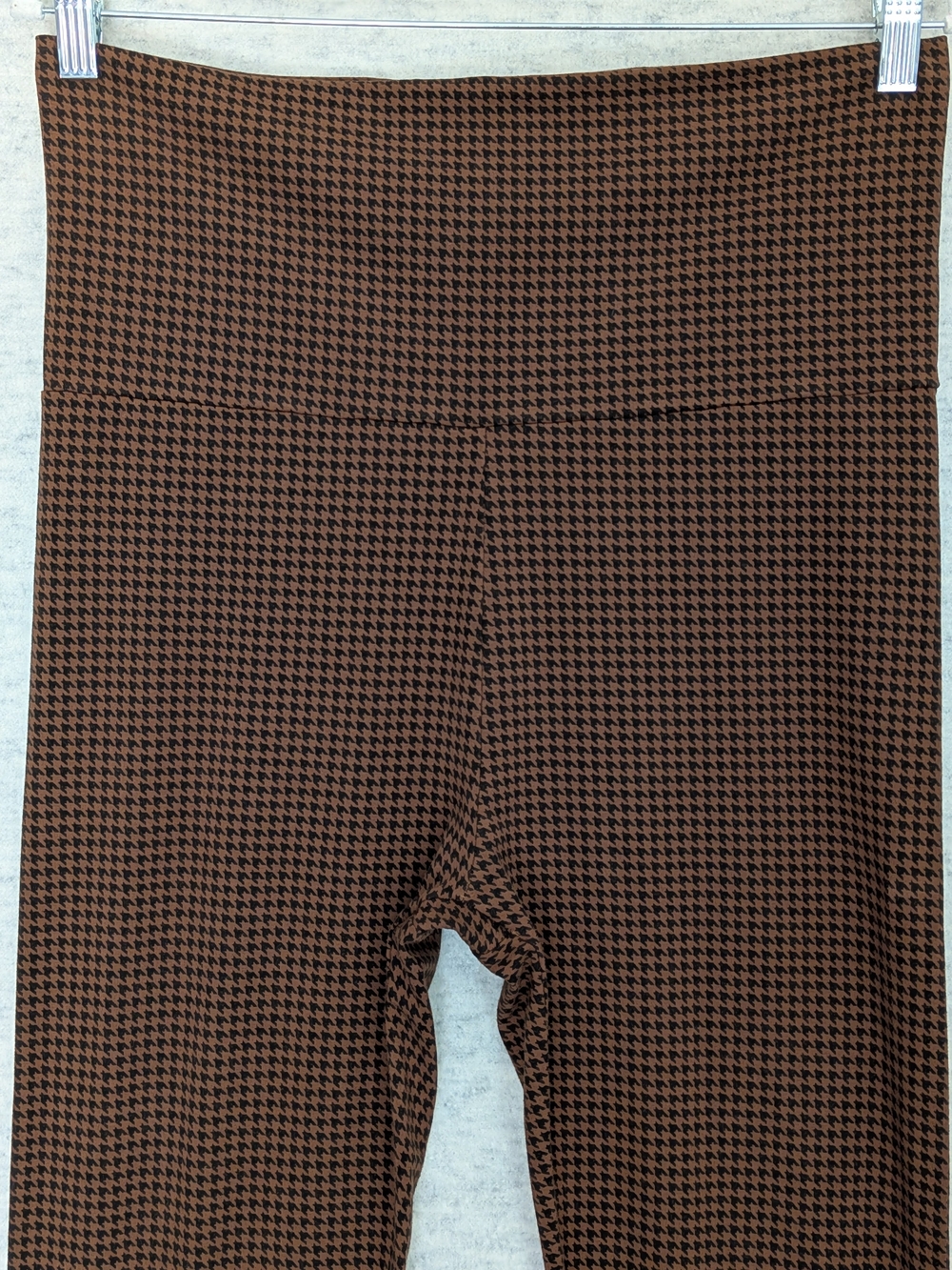 Hatch The Ultimate Before During and After Leggings Chestnut Houndstooth Sz M - Picture 4 of 15